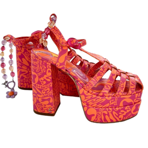 Circus by Sam Edelman Women’s Paddie Shoes Pink Orange Size US 8* Platform Drag